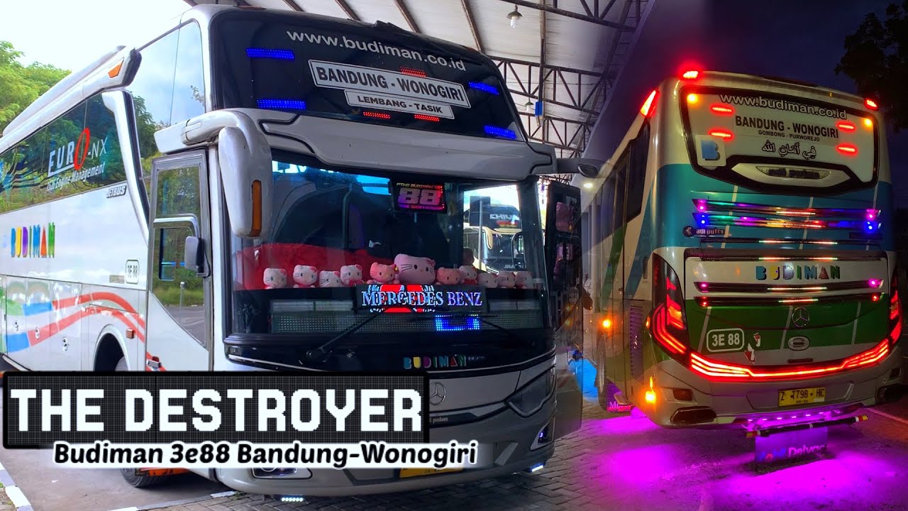 BUS BUDIMAN 3e88 &ldquo;the destroyer&rdquo; Liga jalur selatan is good #bus #busmania #budiman