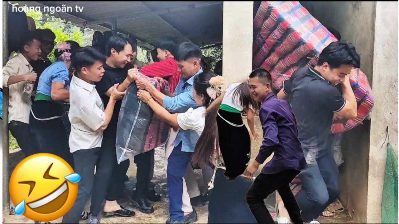 Cảnh này thật quen thuộc, em không nhịn được cười, xem mới biết nha, Cảnh đón dâu người Thái chúng e