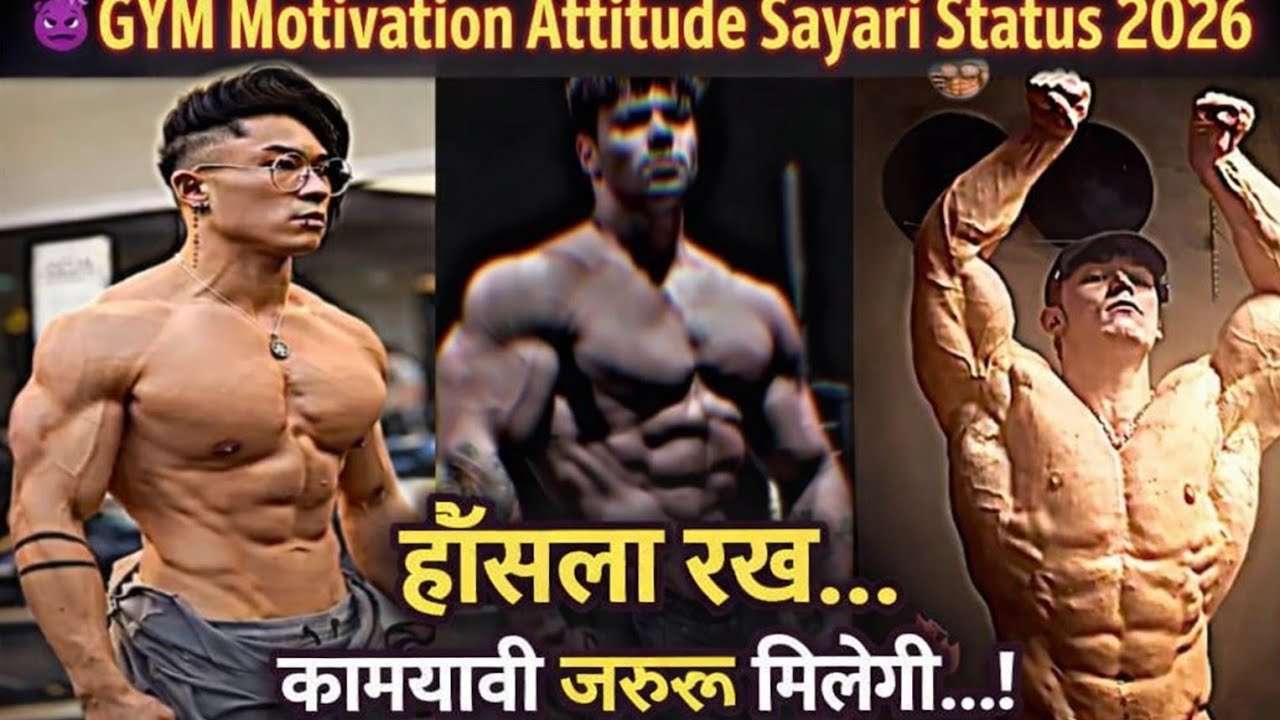  (हौसला रख कामयाबी जरुर मिलेगी) 👿GYM Motivation Attitude Sayari Status 👿💪💯