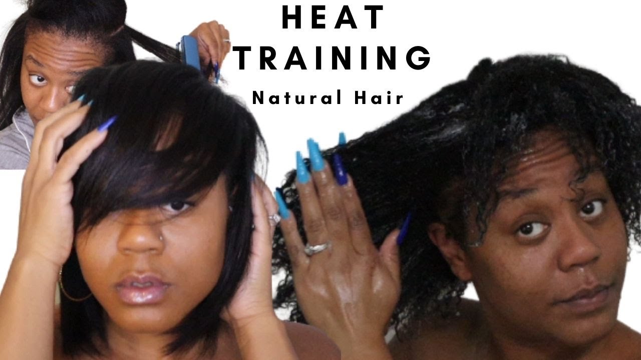 Heat Training—Silk Press on Natural Hair-Clear gloss Joico-Heat training-Olaplex 3-4-8- Cyn Doll
