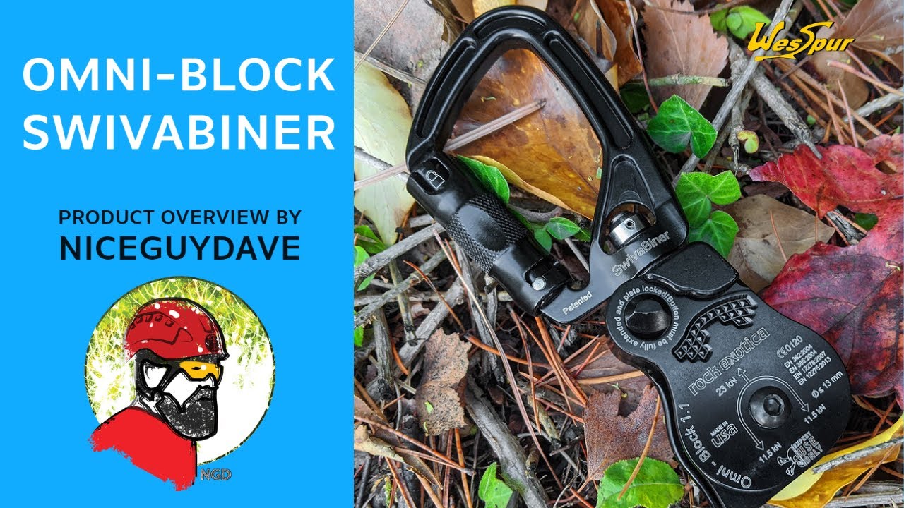 Niceguydave shows off the Omni-Block SwivaBiner: 3 tools from Rock Exotica in One!