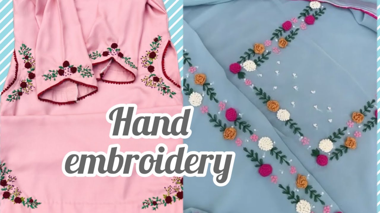 Hand embroidery designs | new hand embroidery designs | viral embroidery 😍🥰