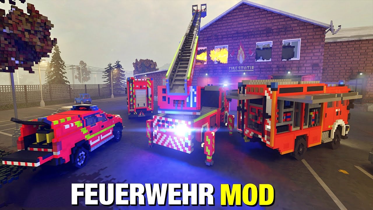 Realistische Feuerwehrfahrzeuge & Einsätze - Die FEUERWEHR MOD!