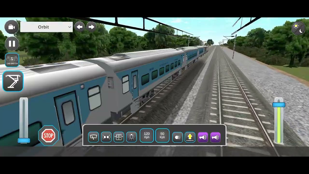 Indian Loco Train Simulator Howrah-Gaya-Lucknow Jn by Shatabdi Express 
