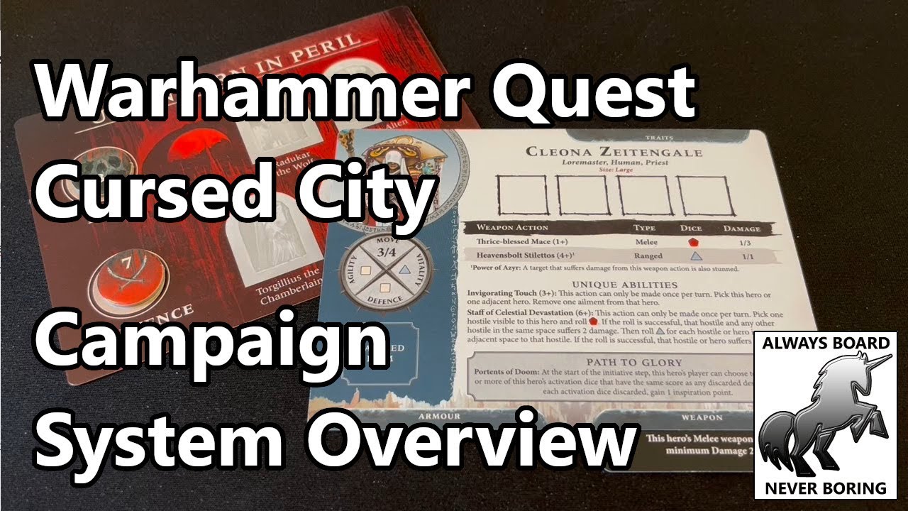 Прохождение Warhammer Quest Cursed City — подробный обзор системы кампании и повышения уровня героев