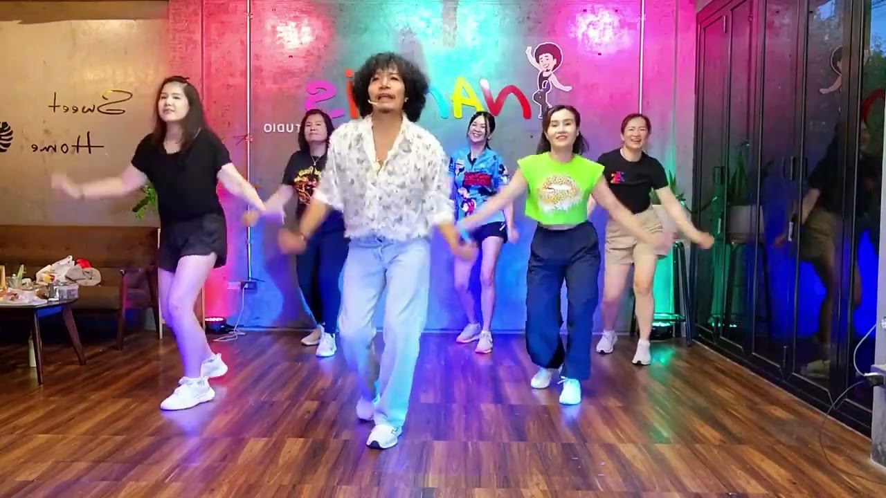 ชมรมผู้สูงอายุตำบลชัยบุรี#ฝึกเต้นชมทุ่ง