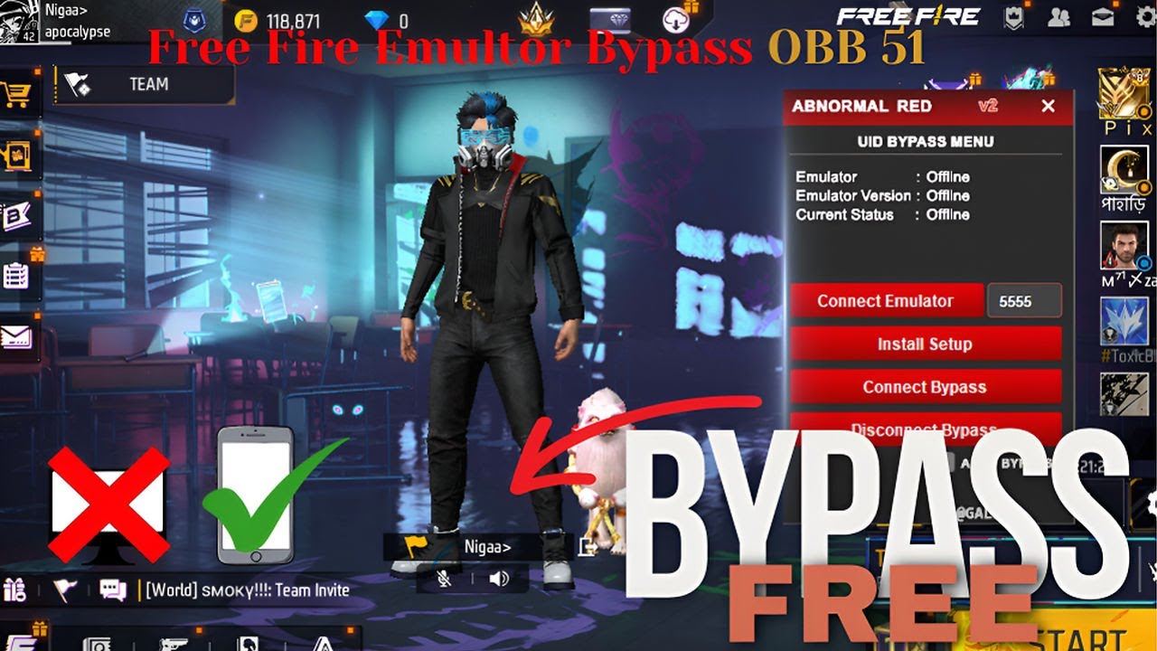 💻 OB51 Free Fire Update — Free UID Emulator Bypass | PC Antiban Guide ✅🎯