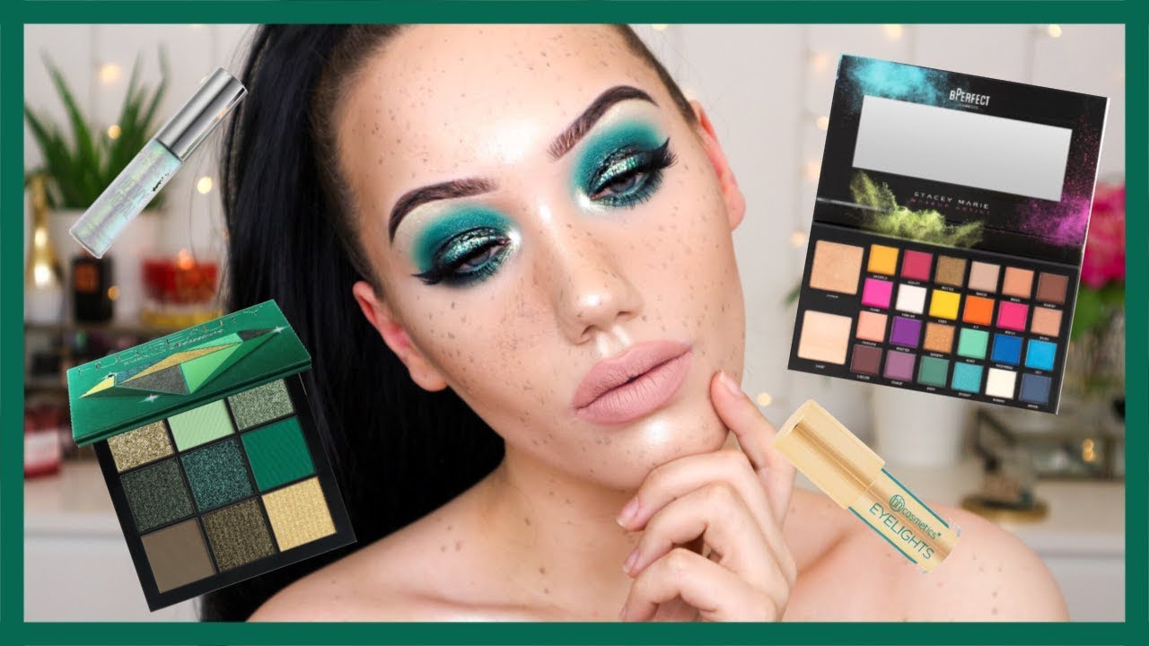 GREEN SMOKEY SPARKLY EYE TUTORIAL | MAKEMEUPMISSA