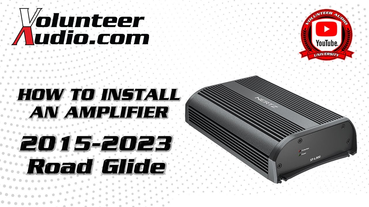 How to Install an Amplifier in a 2015-2023 Harley Davidson® Road Glide