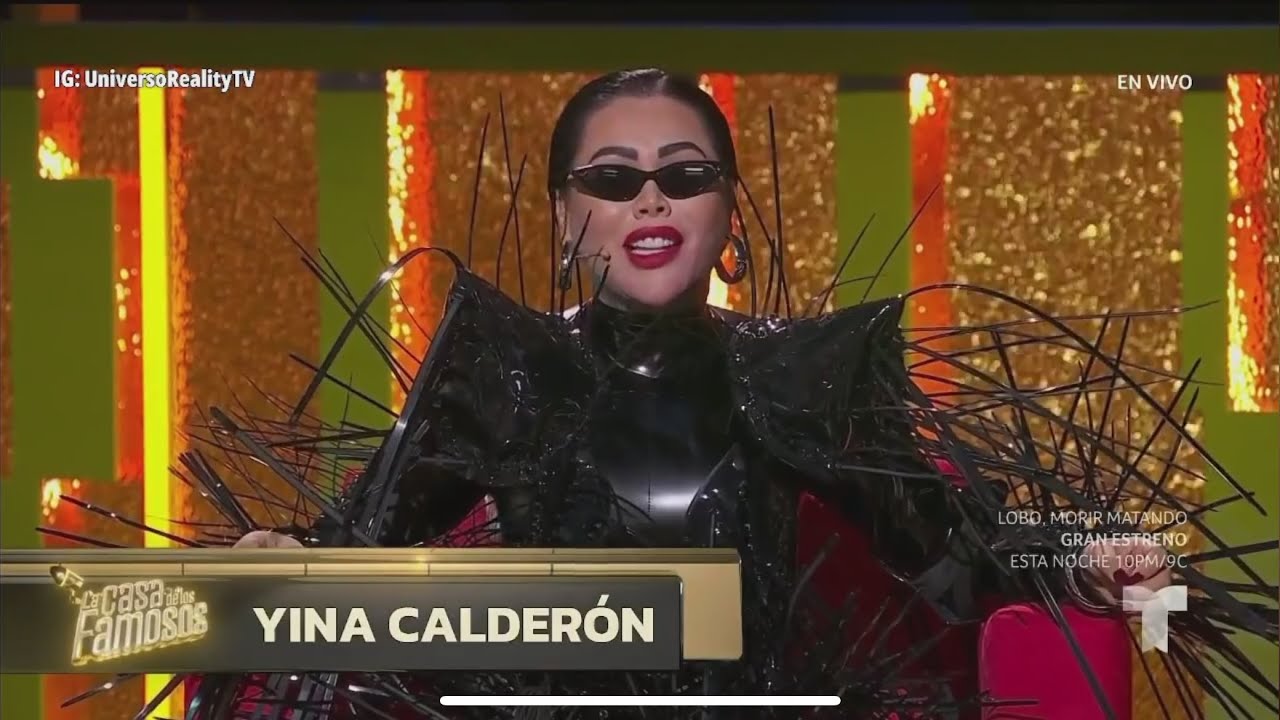 YINA CALDERON EN LA CASA DE LOS FAMOSOS TELEMUNDO 2026