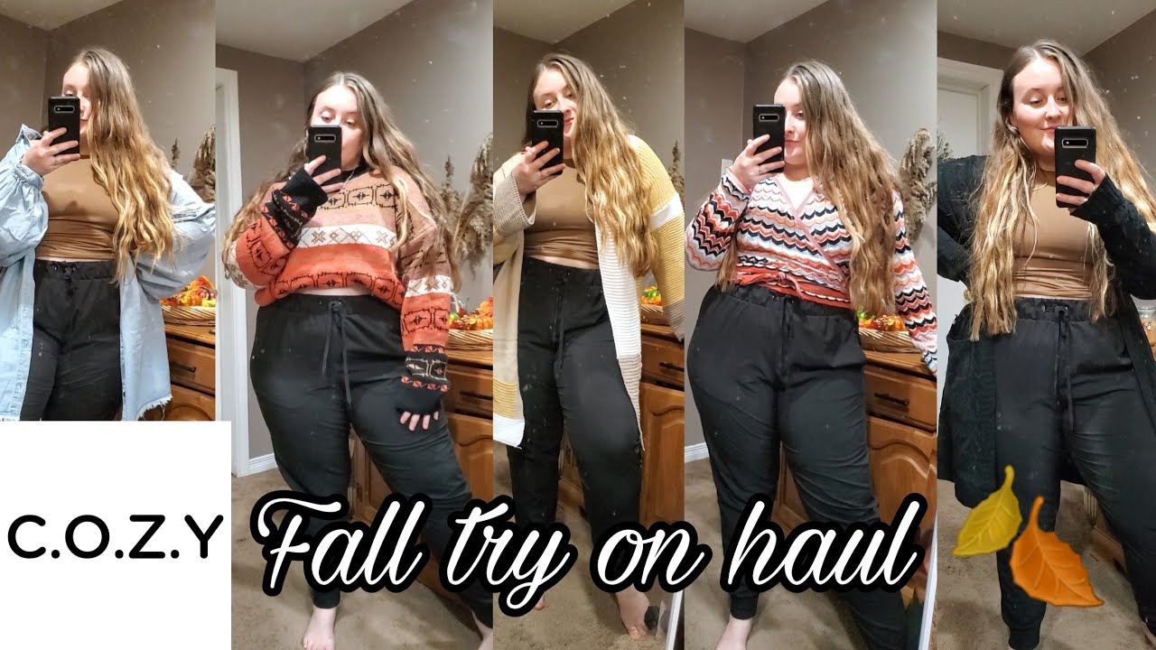 Size 14 - Fall C.O.Z.Y try on haul 🍂🍂