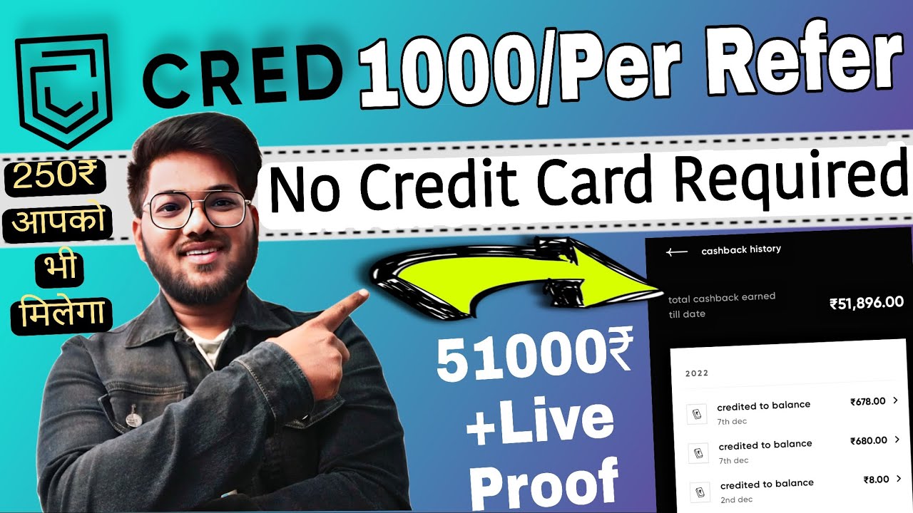 Cred App Refer and Earn | Cred App Refer and Earn 100% working Trick | cred Referral |No credit card