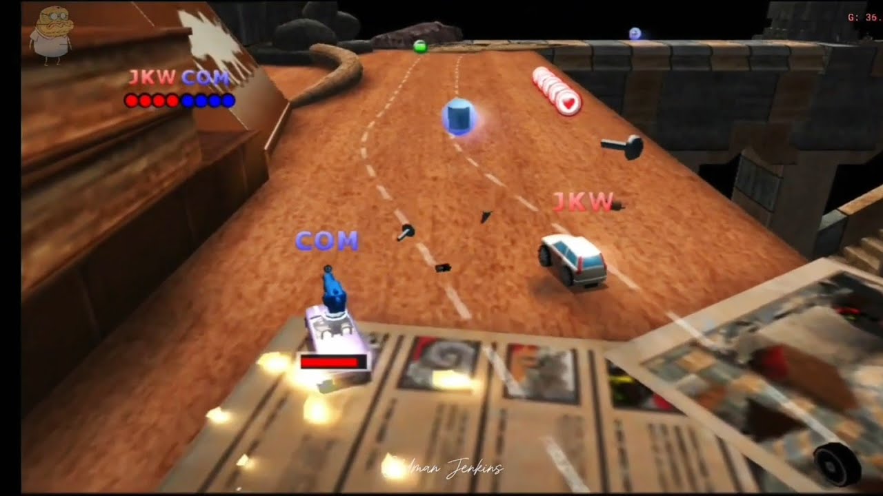 Micro Machines V4 (Playstation 2) - Micro Tournaments - Learner Division - Gameplay part 1