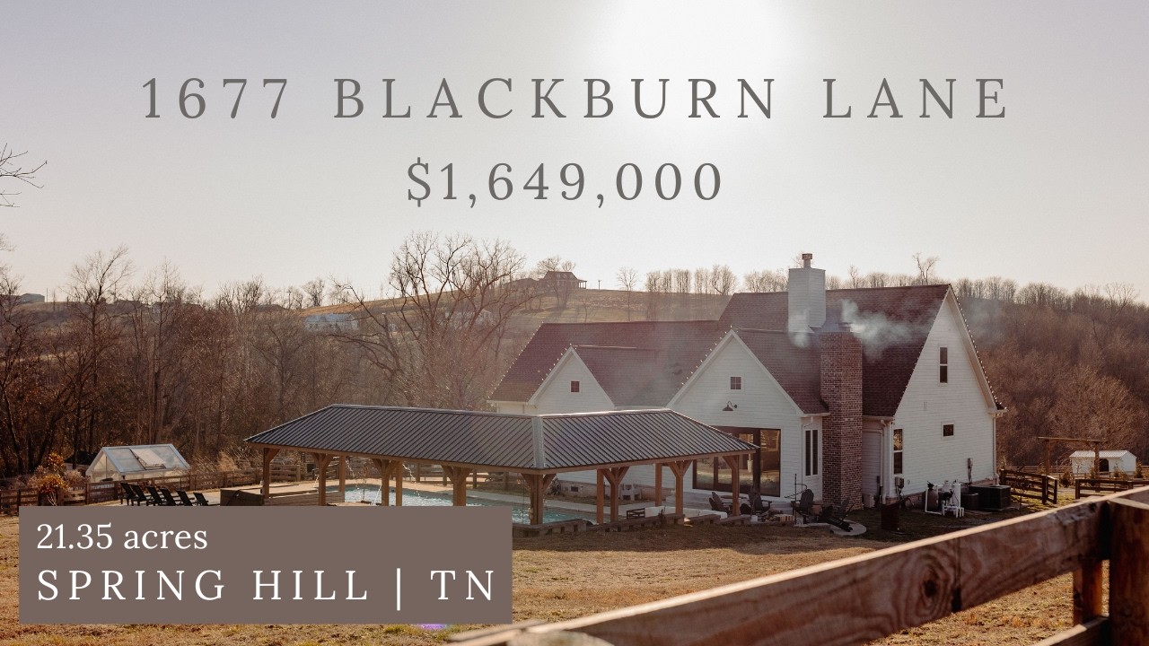 This 21-Acre Tennessee Property Has EVERYTHING (Barn, Pool, Creek + Views)