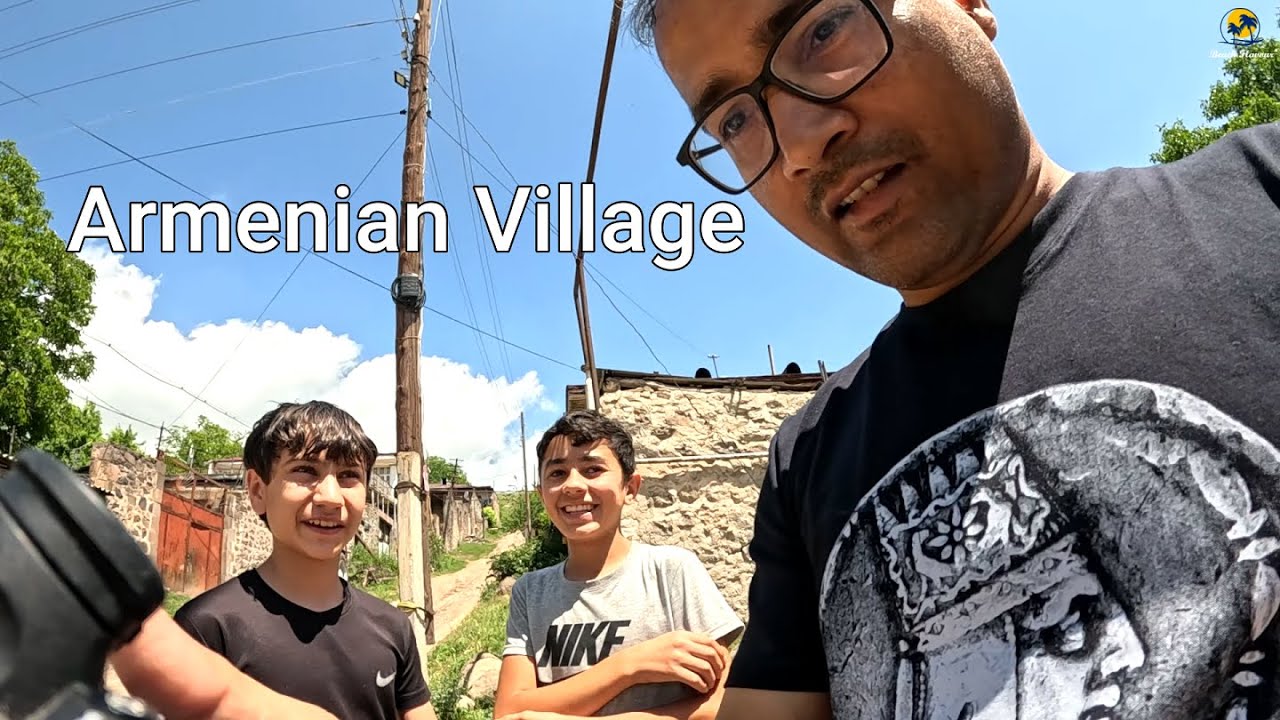 Gaon ke bachone school dikhayenge bolke bhag gaye || Armenian Village || Tatev || Day 7.1