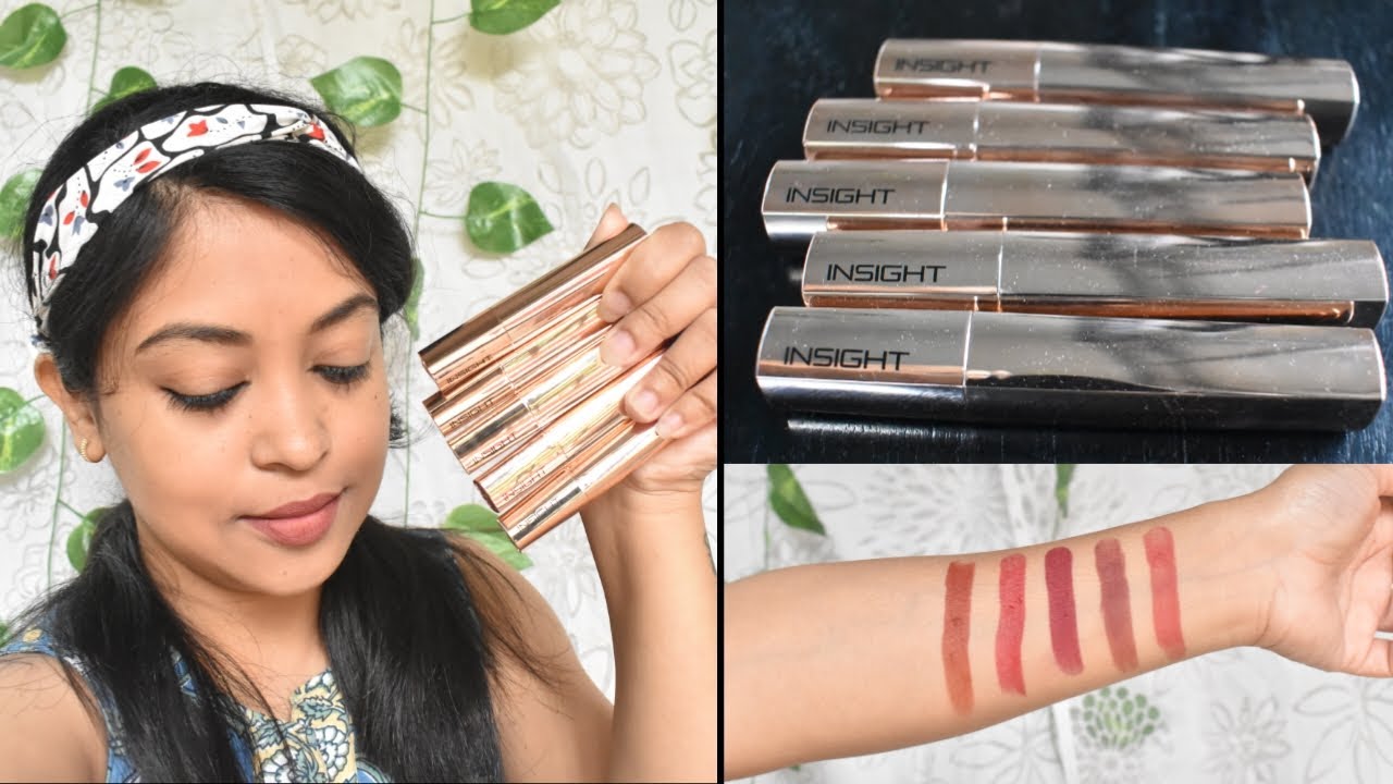 Insight Cosmetics Mousse Lipstick| Insight Cosmetics Ultra Lightweight Mousse Formula Lipstick