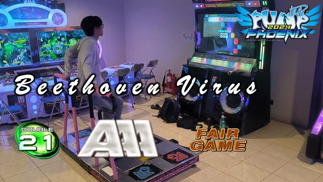 Close to fail at broken stair pattern | Beethoven Virus D21 AAA FG | PUMP IT UP PHOENIX
