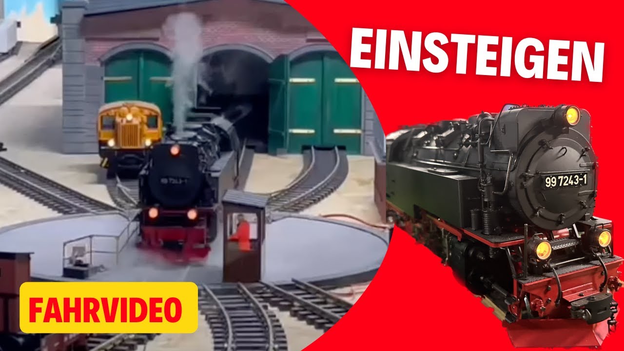 HSB Harzbulle 99 7243-1 unterwegs im Harz / LGB Aster 20811 Komplettumbau / Modelleisenbahn #24