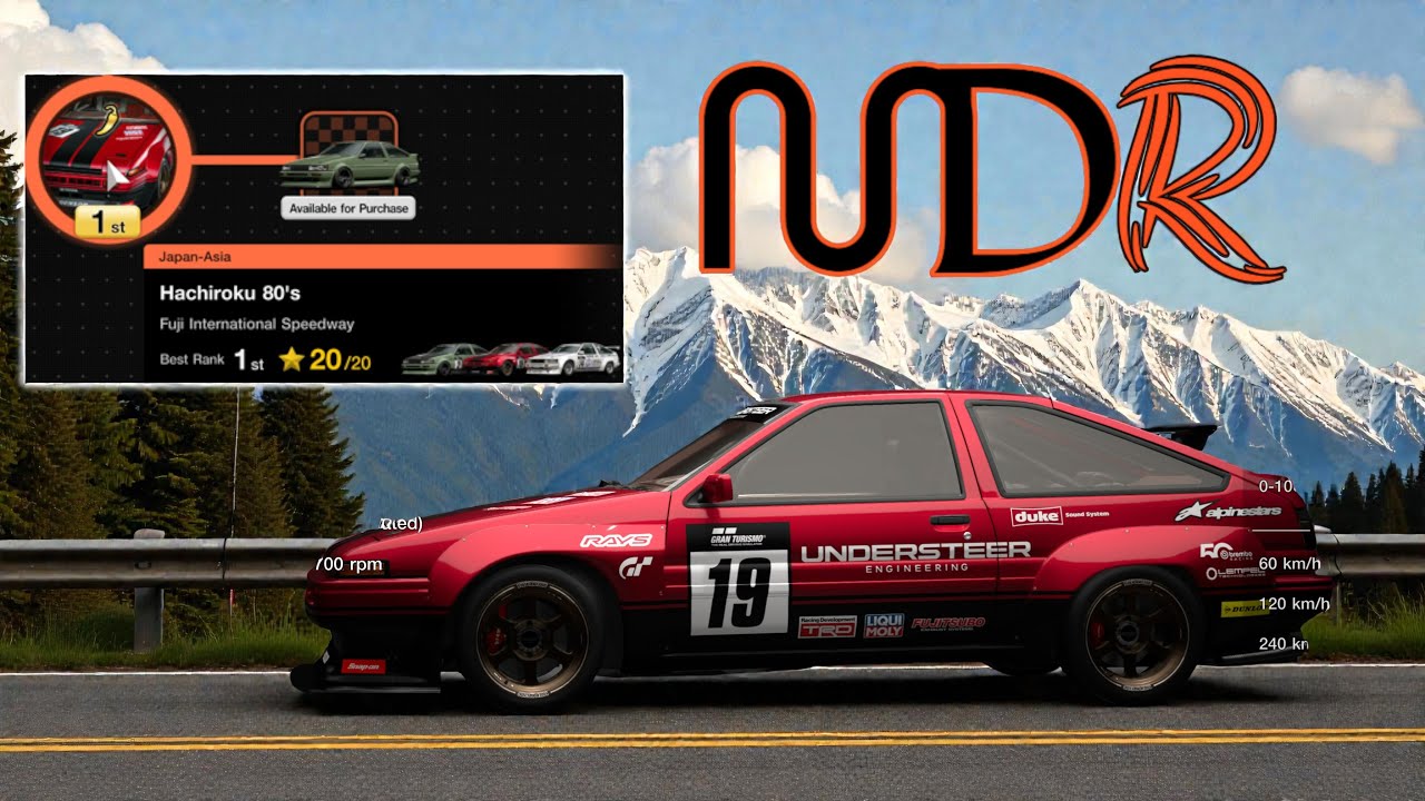 POLE POSITION LAP GUIDE - Gran Turismo 7 | Hachiroku 80's FUJI
