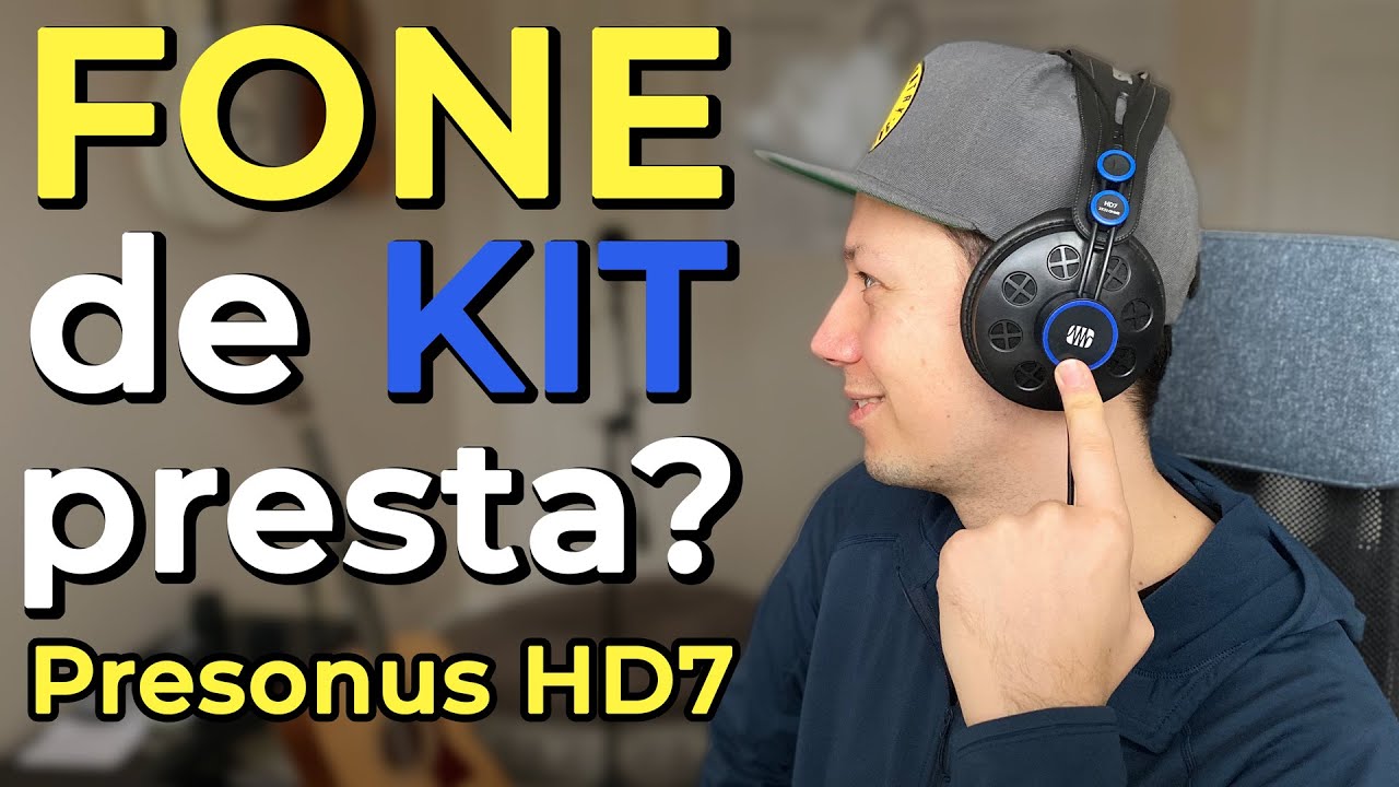 FONE de REFERÊNCIA SURPREENDENTE barato! Fones de Mixagem Presonus HD7 Homestudio AudioTechnica M20X