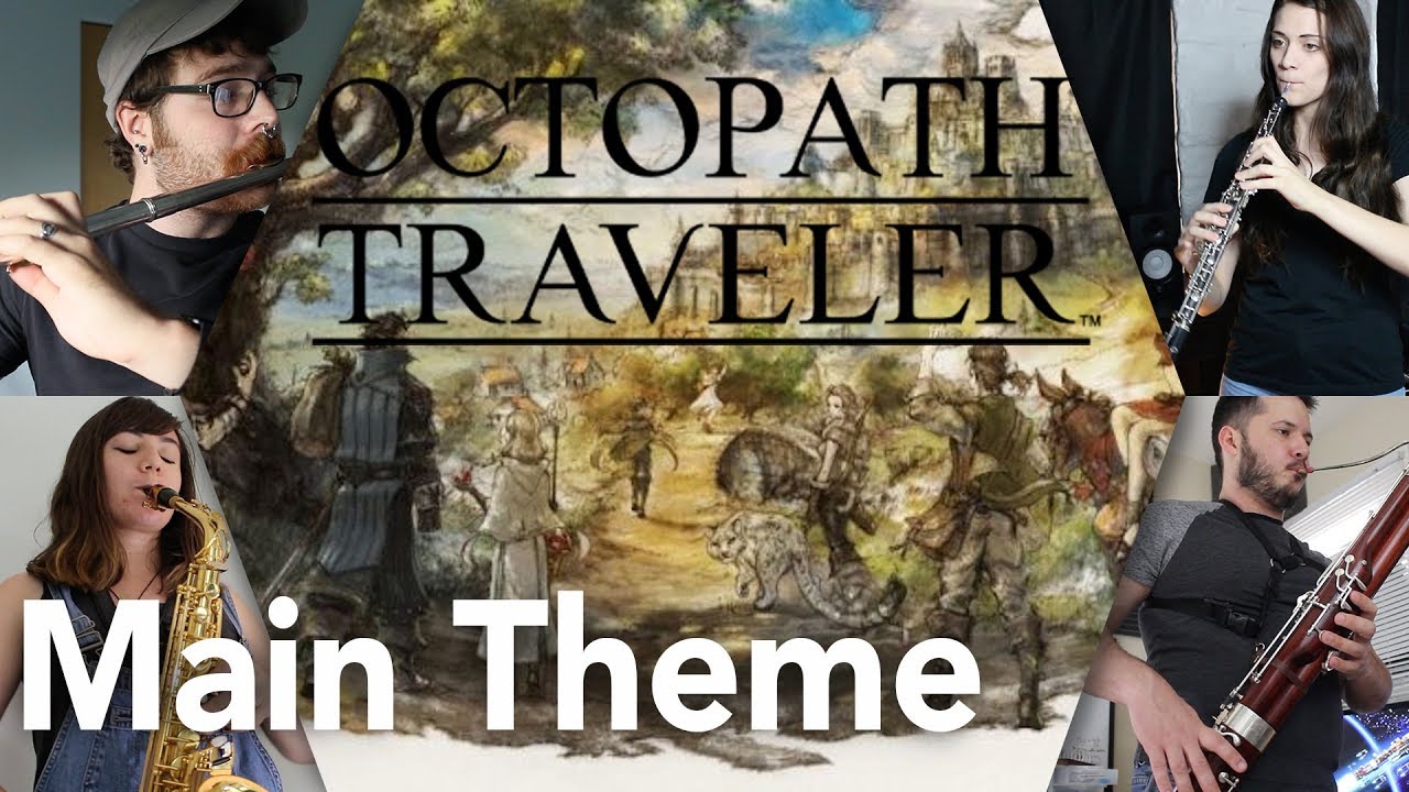 Main Theme: Octopath Traveler [Wind Quartet Cover] | Sab Irene ft @stahrmie  @Medllix  @Bassoonify