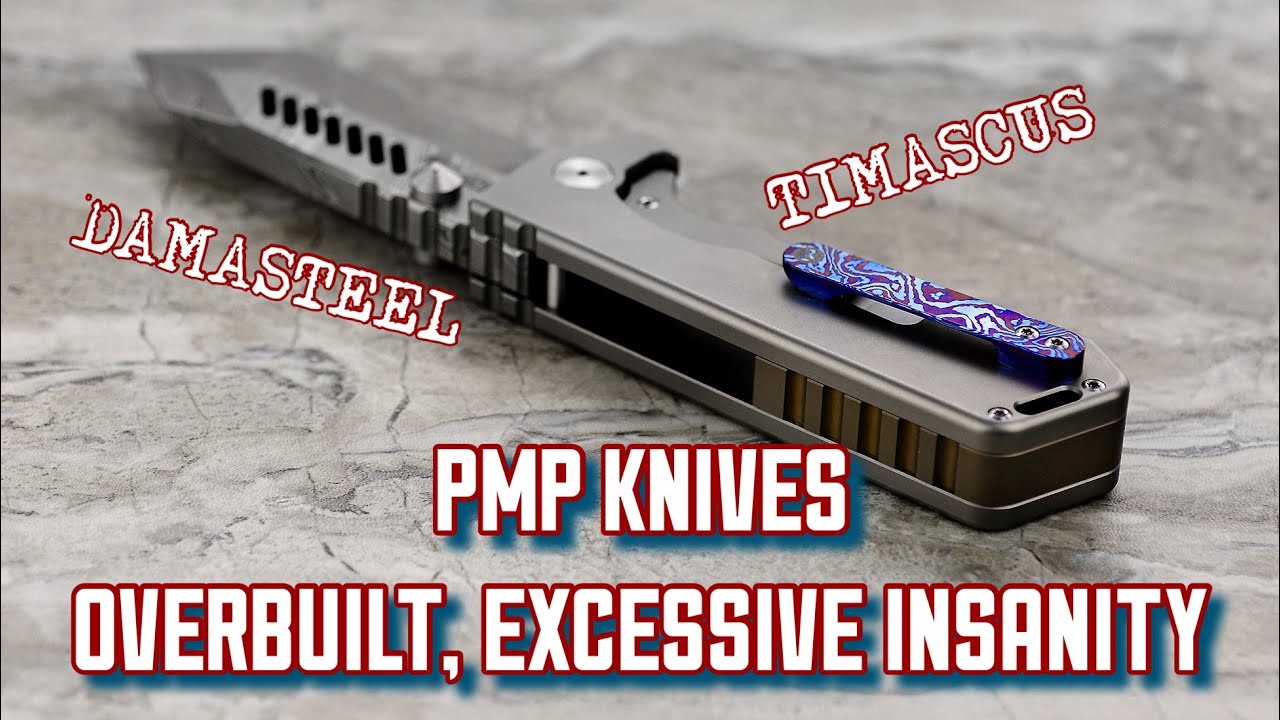 PMP Damasteel Alpha Beast. The most insane knife went insanerer
