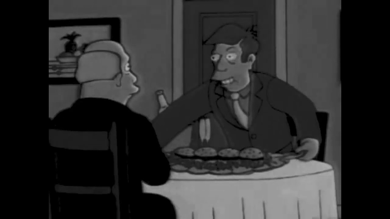 Steamed Hams but it's a Film Noir | Alfred Hitchcock/Orson Welles/Simpsons Parody