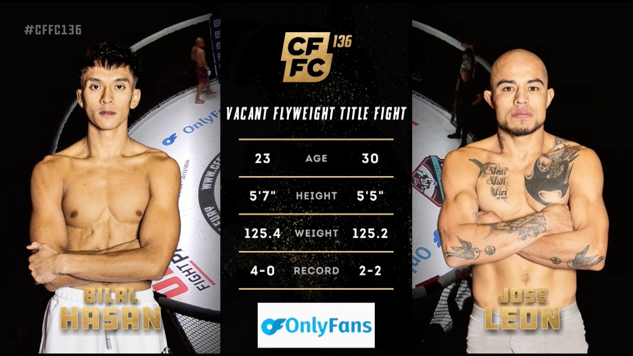 Билал Хасан против Хосе Леона | Повтор полного боя | CFFC 136