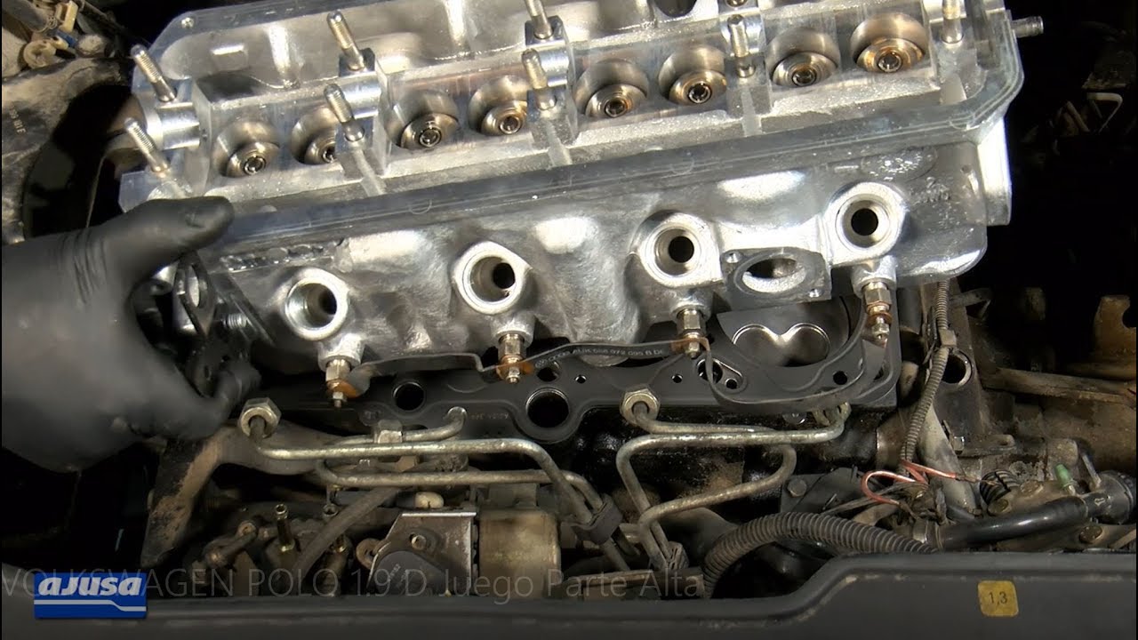 VOLKSWAGEN POLO 1.9 D Full gaskets set assembly – Montaje del juego completo de juntas Ajusa