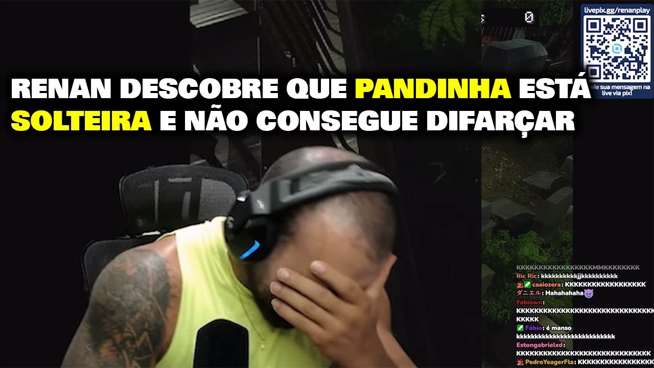 RENAN DESCOBRE QUE PANDINHA SENPAI ESTÁ SOLTEIRA E NÃO CONSEGUE DISFARÇAR A FELICIDADE