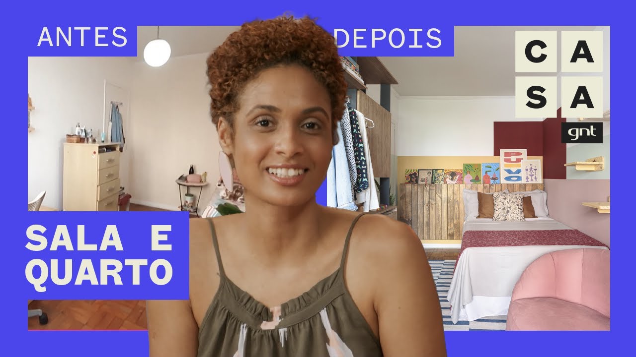 PRIMEIRO APARTAMENTO: reforma dá personalidade a SALA e QUARTO | Antes e Depois | Stephanie Ribeiro