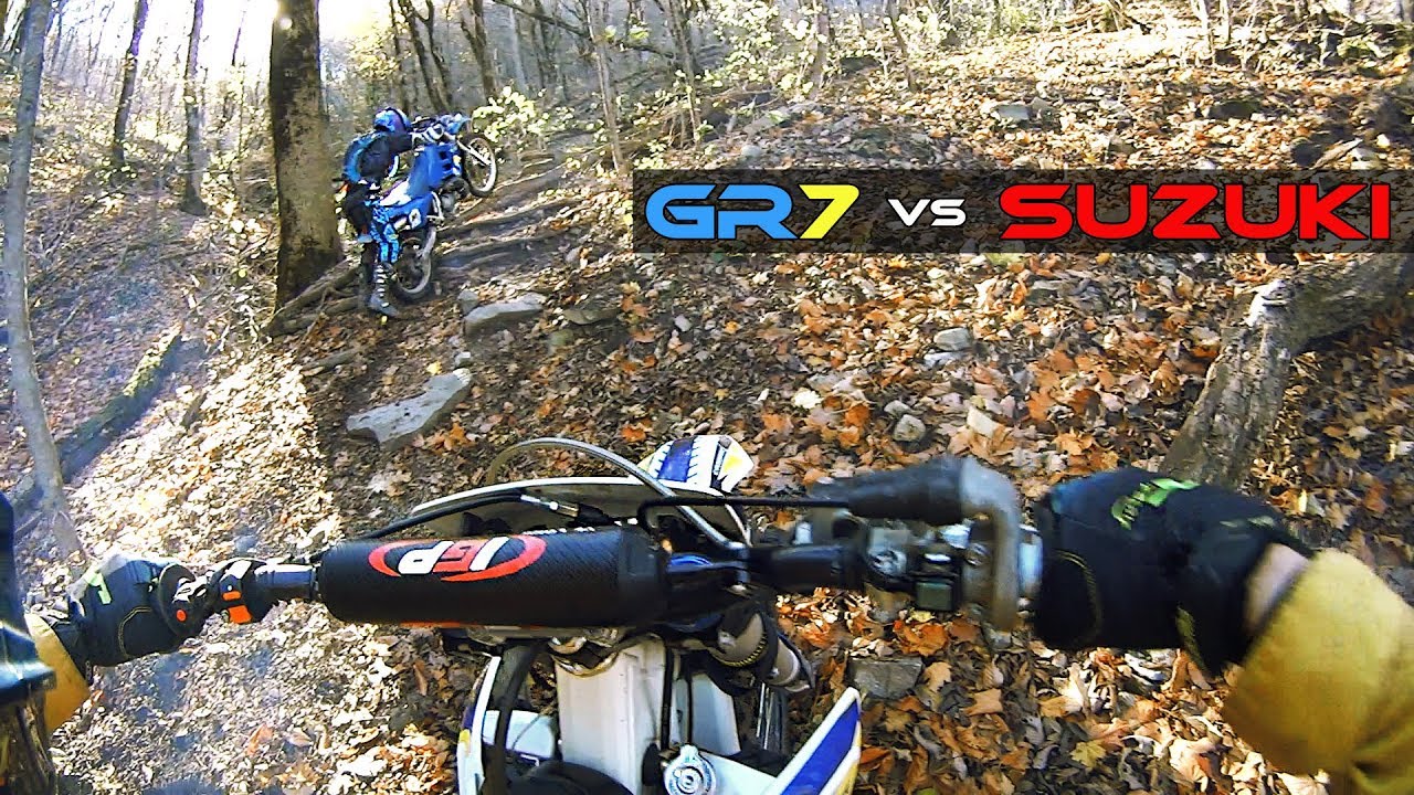 Какой эндуро мотоцикл лучше? Сравнение GR7 2t и Suzuki TS200R в боевых условиях!