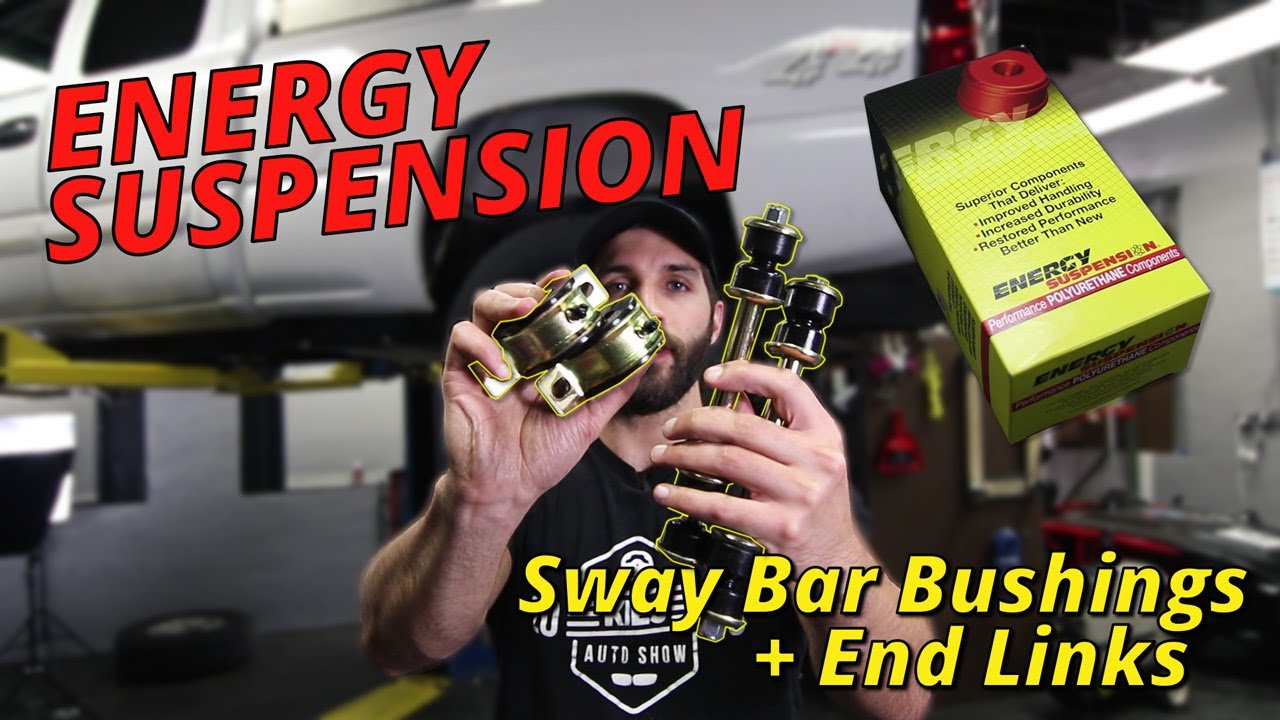 How to Replace Sway Bar End Links and Bushing ALL TRUCKS - Energy Suspension Polyurethane Silverado