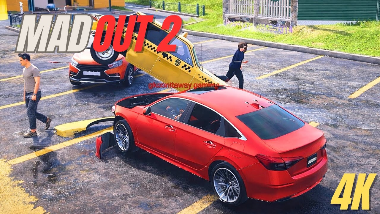 MADOUT2 REALISTIC CAR CRASH COMPILATION 💥 ULTRA GRAPHICS  #madout2 #gaming #gameplay #madout2bco