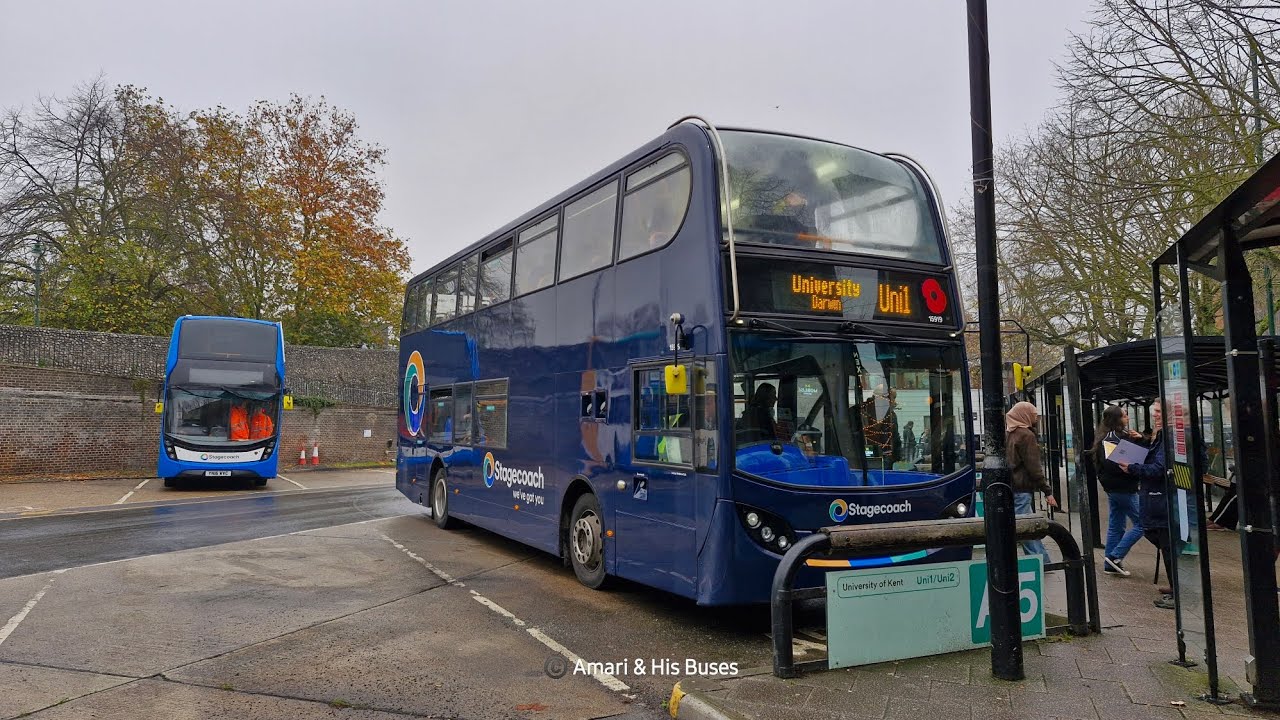 15919 - GN13 HJK | Scania N230UD Enviro 400 | Uni1 to Uni | Stagecoach South East | 15 • 11 • 2025