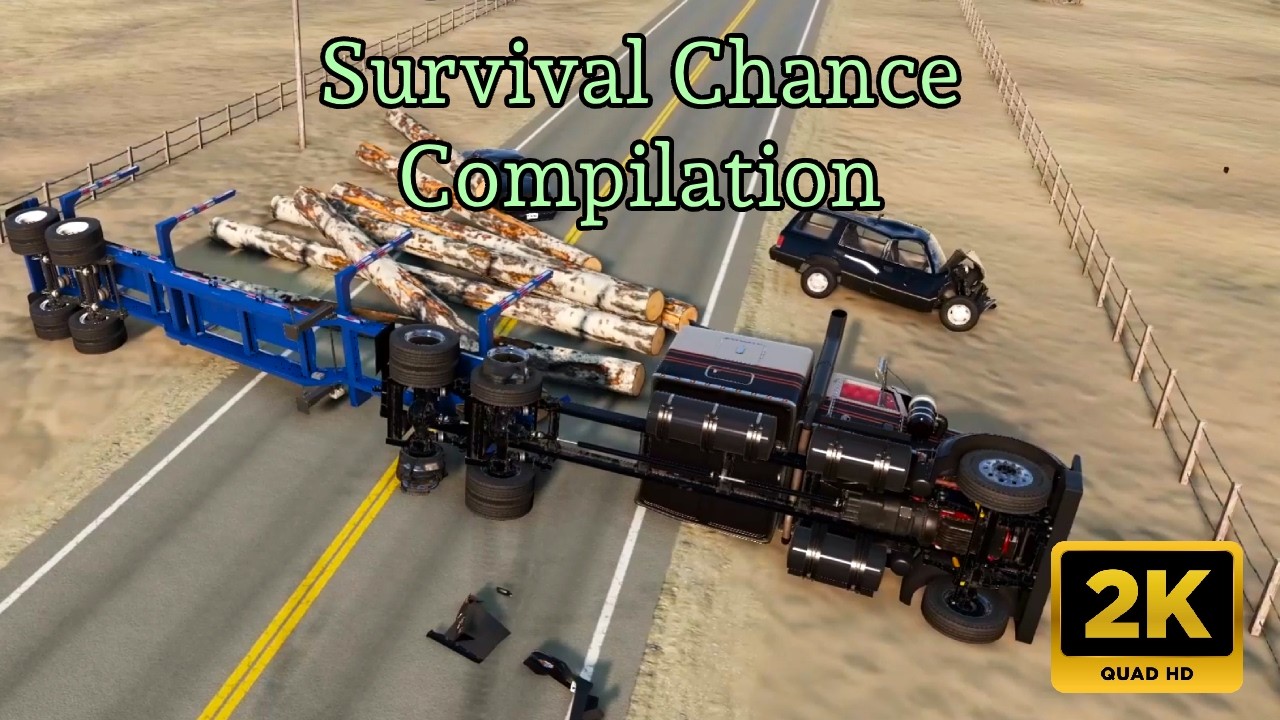 Survival Chance Compilation on BeamNG.Drive