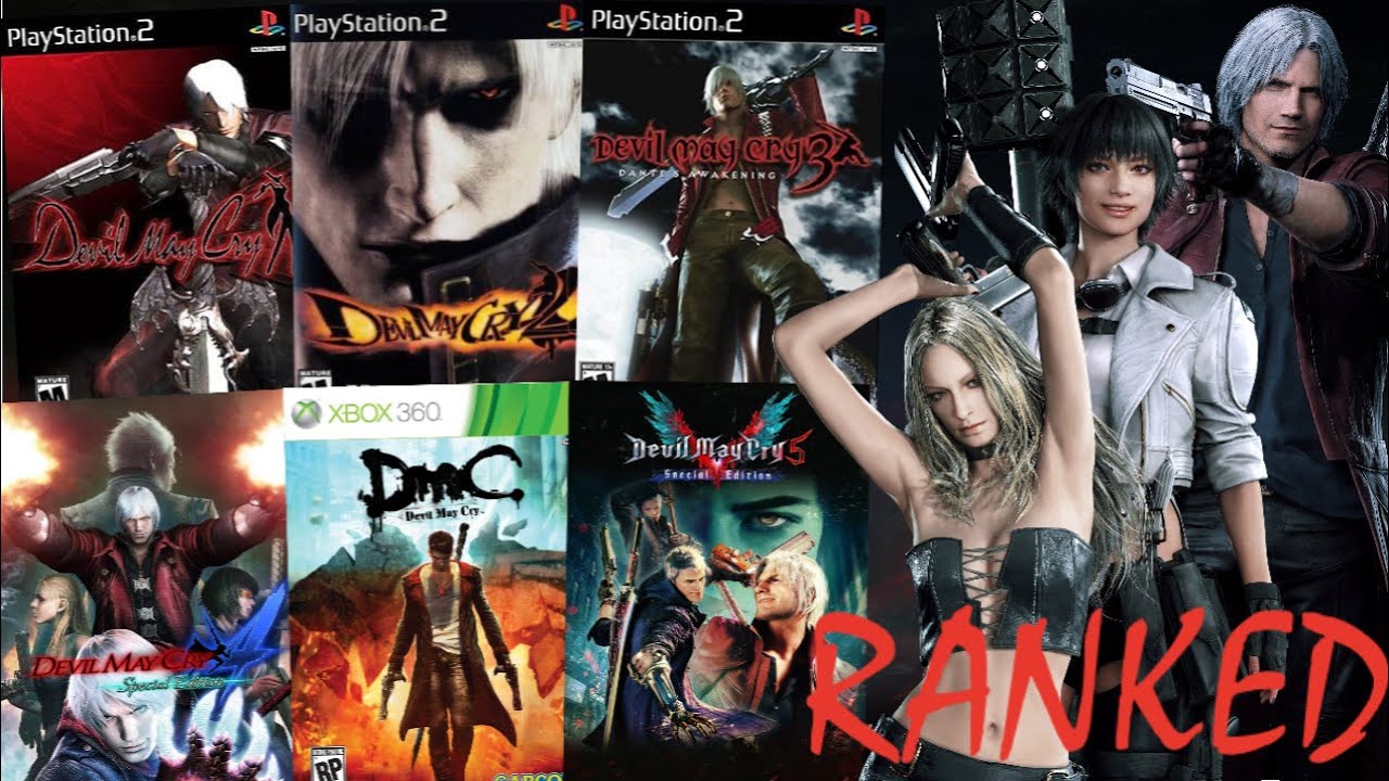 Рейтинг ВСЕХ игр серии Devil May Cry от худших к лучшим (6 лучших игр)