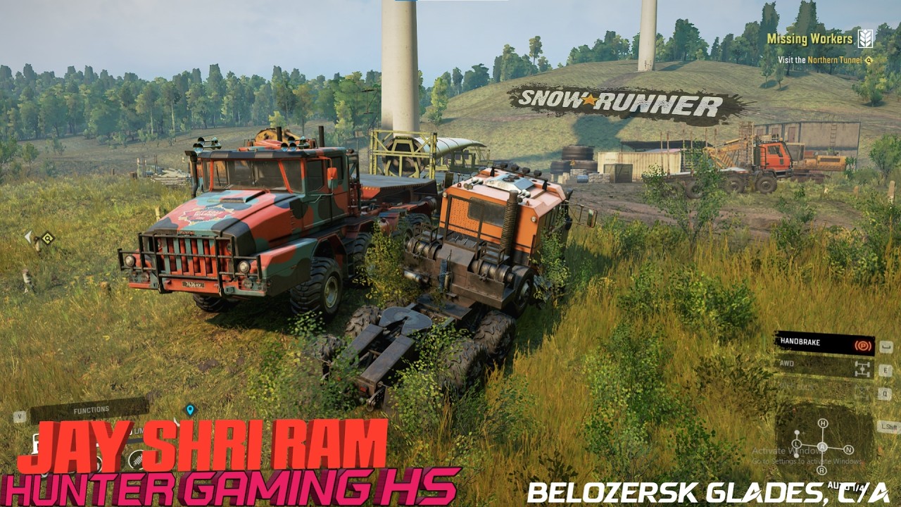 SNOW RUNNER -Belozersk Glades, Central Asia part 5 LIVE game #snowrunner #bestlive