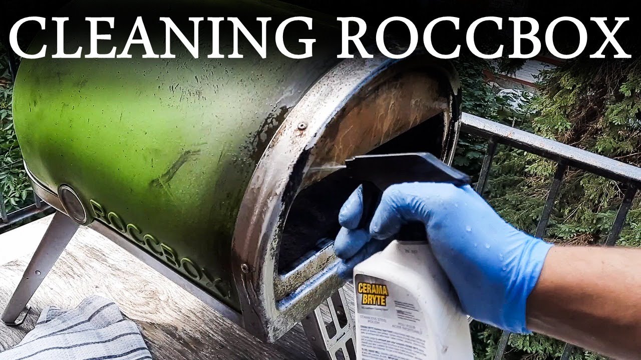 [No Music] How To Clean Your Roccbox Pizza Oven (Real-Time) And Make It Spark Like New (ASMR)