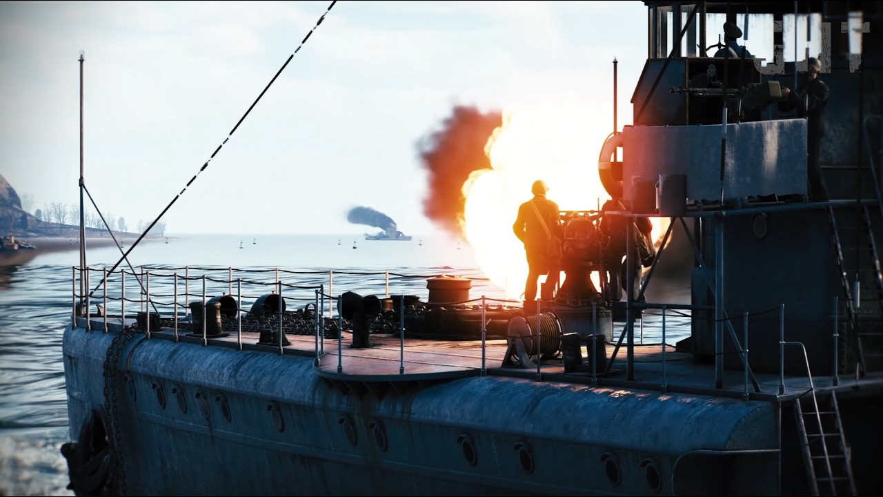 Warthunder Naval Warfare is Cinema! (No HUD No Commentary)