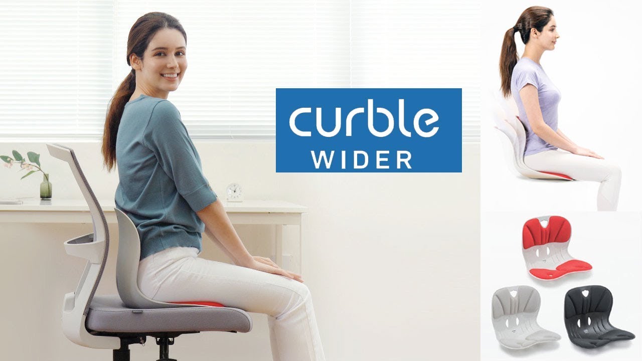 Curble Wider Premium Sitz, l&auml;nger gesund sitzen im B&uuml;ro, Schule, Freizeit (#51)