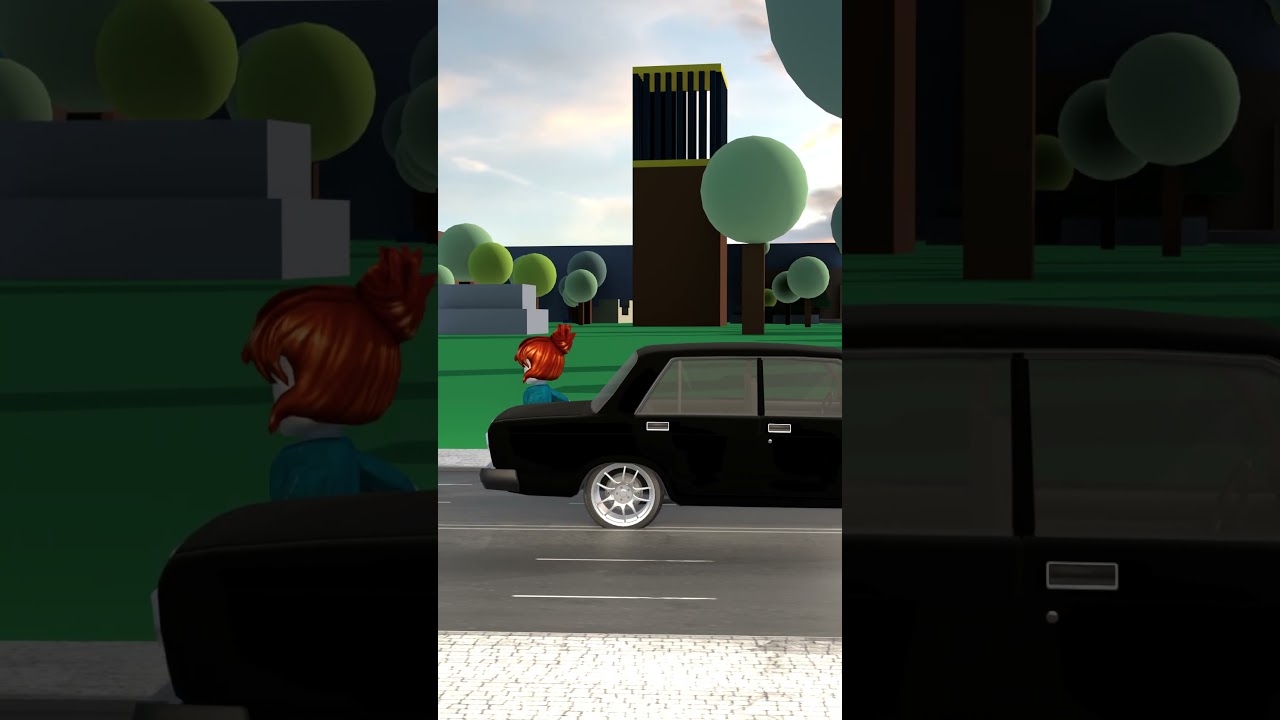 Bacon Hair and gugugaga Egg in a Car in Roblox