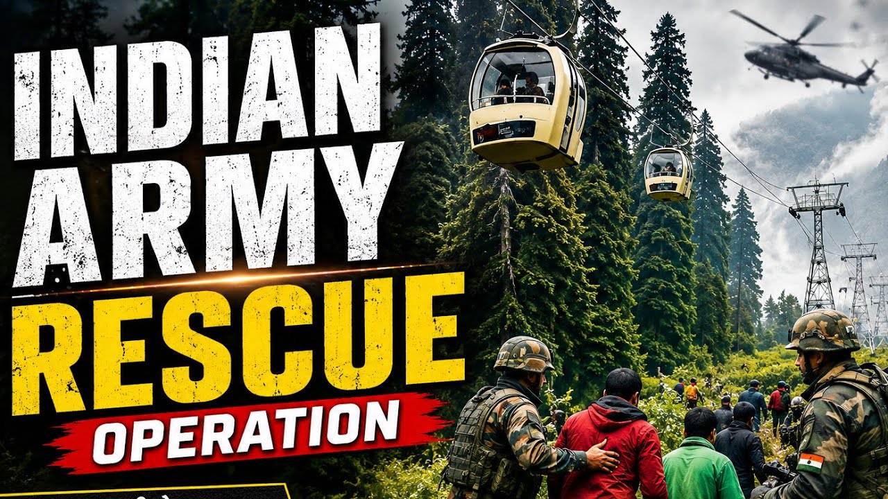     Indian Army Rescue Operation in Kashmir ⚠️