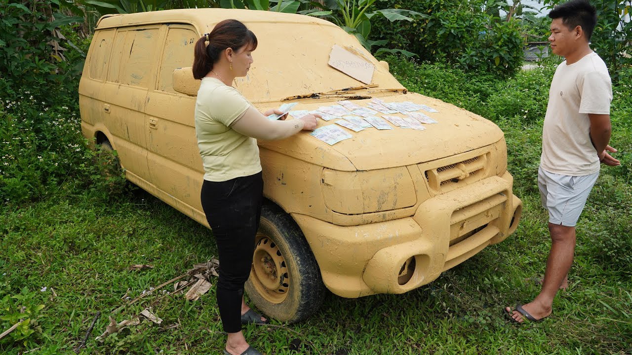 Restore Mitsubishi Car that had been inactive for many years - Cleaning the world's dirtiest car