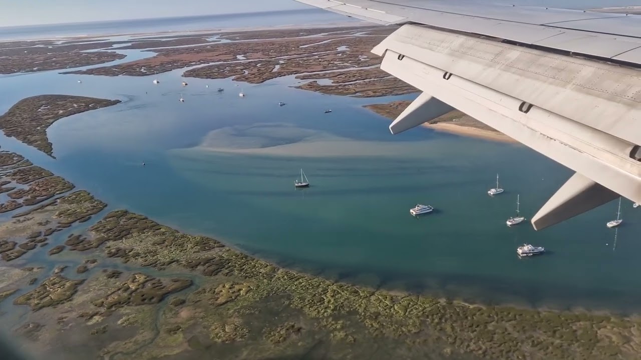 Amazing Views Of Landing In Faro Portugal