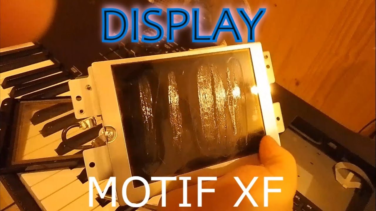 MOTIF XF  DISPLAY PELICULA POLARIZADORA MANUTENÇÃO