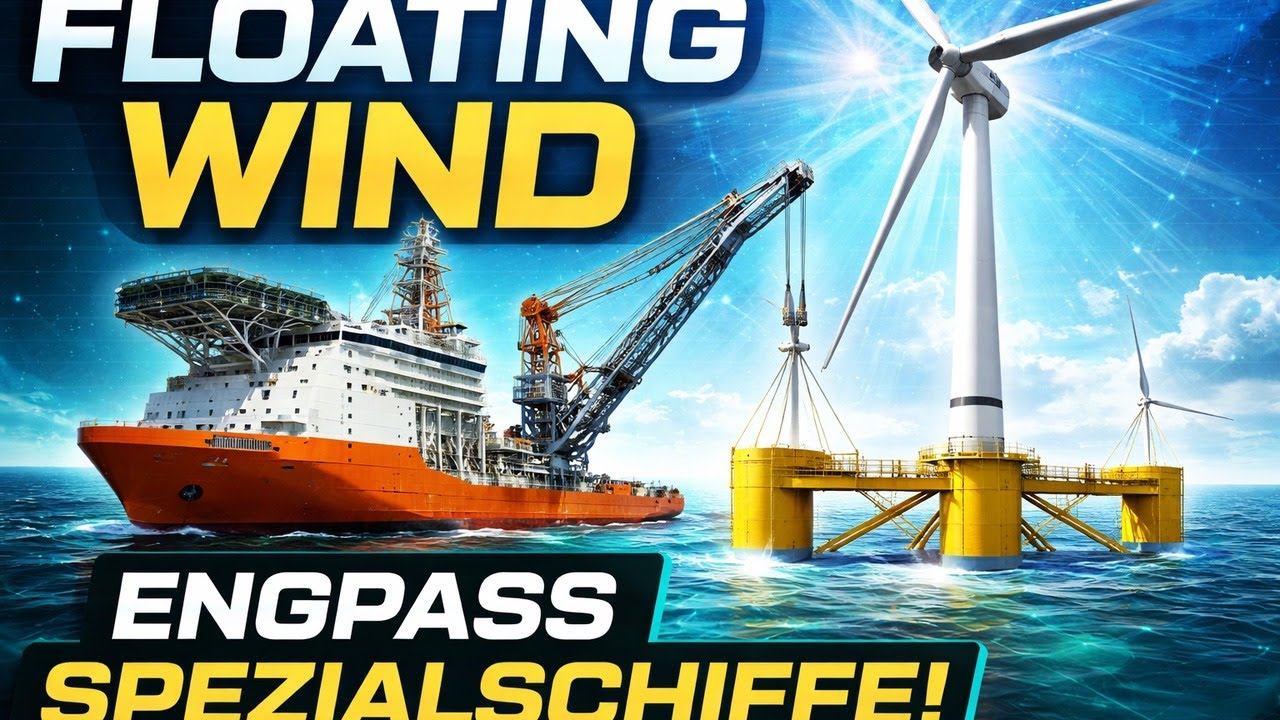 Floating Wind Warum Spezialschiffe der Engpass für schwimmende Windräder sind