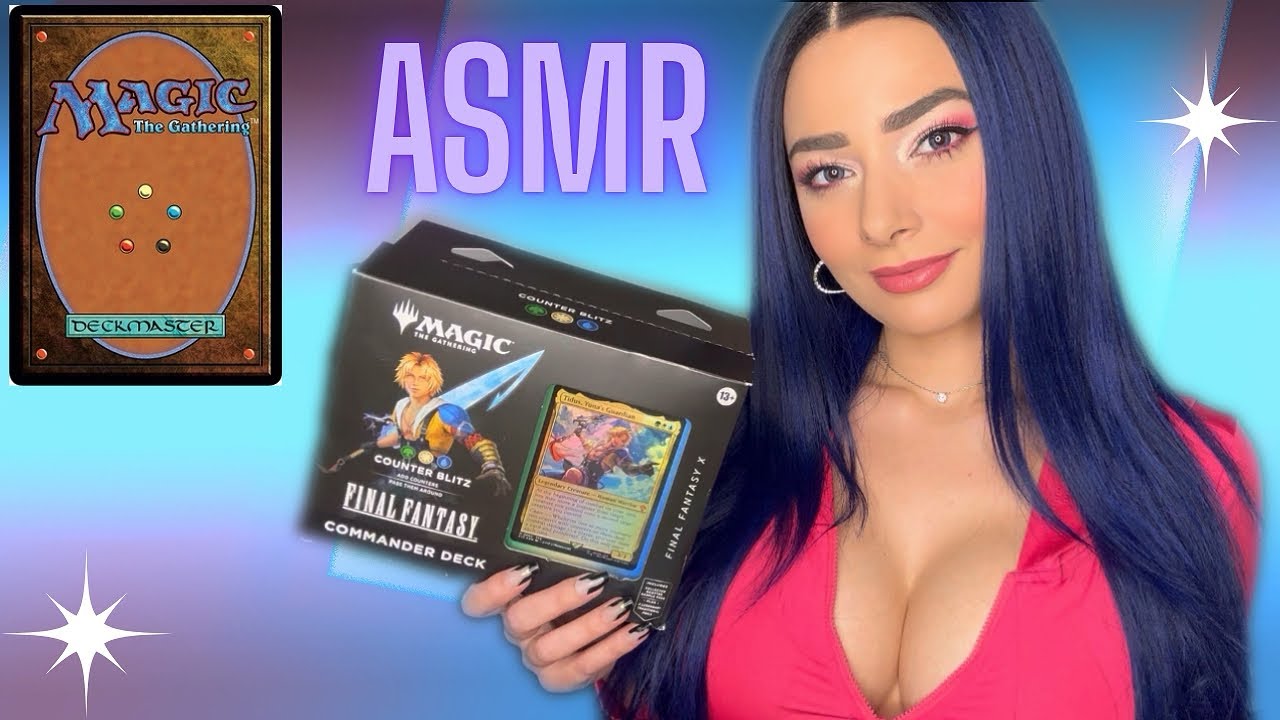 ASMR Magic The Gathering Final Fantasy X Cards (тихая речь)