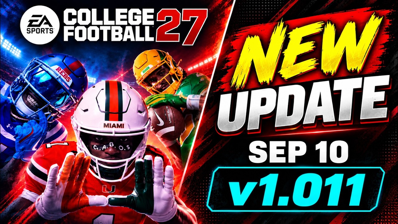 College Football 27 Update v1.011  - Online Dynasty Fix, Bugs & Patch Notes Explained