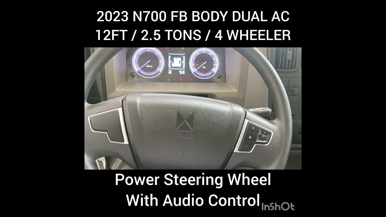 2023 JMC N700 FB Body Dual AC 12FT / 2500kg Capacity Load / 4 Wheeler Call Now 0915-1573706